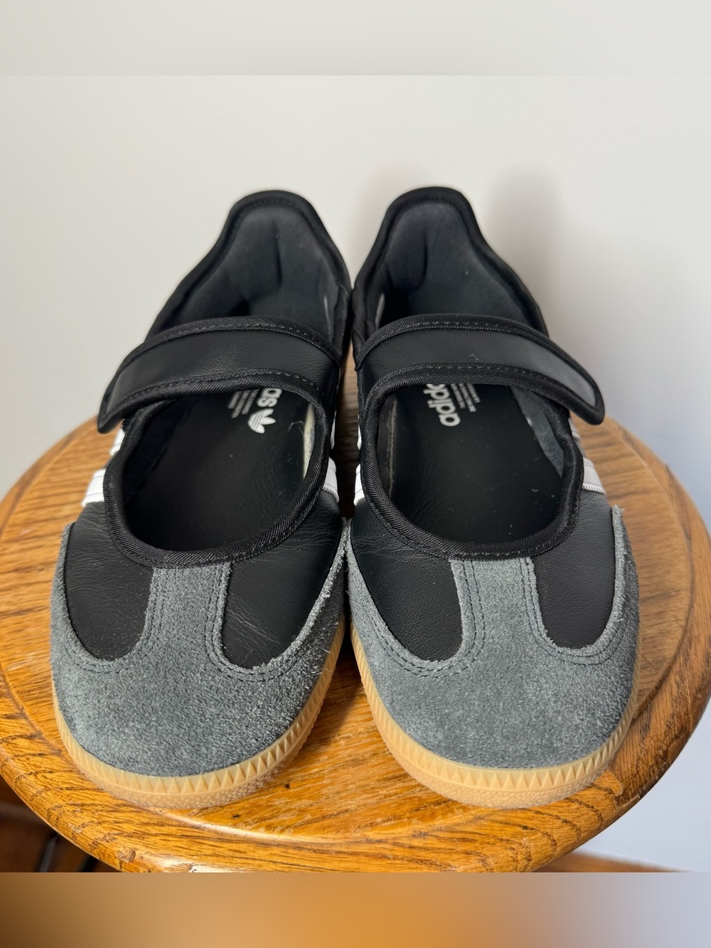 Adidas Originals Samba Jane Black Gum Sole Women's Shoes Size 8 - Picture 5 of 10